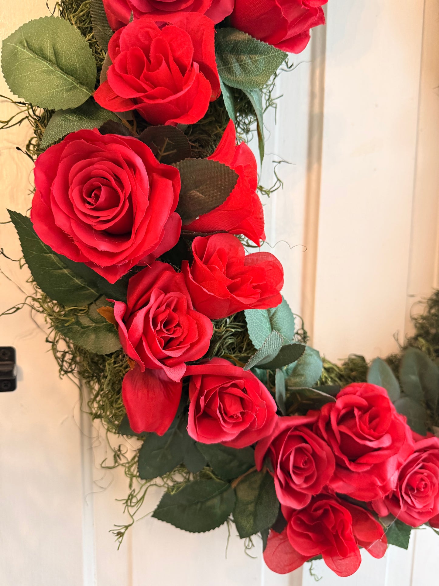 Horseshoe Rose Wreath