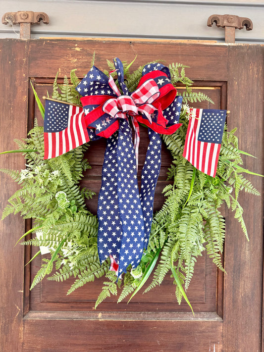 Handmade USA Wreath